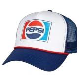 6 pack of Pepsi Vintage White & Blue Snapback Hat