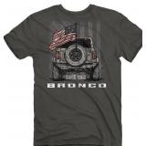 Ford Bronco Short Sleeve T-Shirt, Smoke | USA Bron