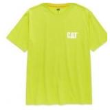 Medium CAT TRADEMARK LARGE T-SHIRT BIO LIME grey l