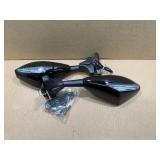 Street Bike Rear View Side Mirrors Integrated Turn
