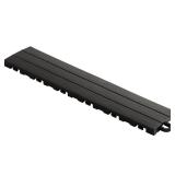 2.75 in. x 12 in. Jet Black Pegged Polypropylene R