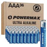 Powermax 36-Count Triple AAA Batteries, Ultra Long
