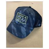 Adjustable cap, black and grey