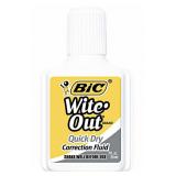 12 Pack BIC Correction Fluid: Foam Brush, 20 mL Si