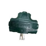 Lot Of 2 T-SHAPE 3 OUTLET WALL Power Socket Splitt