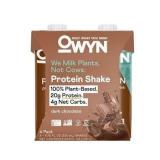 4 bottles OWYN Protein Shake - Dark Chocolate -44.