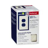 Leviton Almond 1 gang Thermoplastic Nylon Duplex W