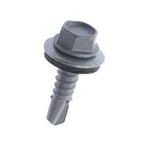 Teks No. 12 in. X 3/4 in. L Hex Drive Hex Washer H