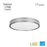 Ashburrow 15 in. LED Color Changing Flush Mount wi