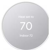 Google - Nest Smart Programmable Wifi Thermostat -