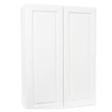 Hampton Satin White Raised Panel Stock Assembled W