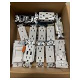 Lot of miscellaneous outlets and switches