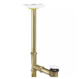 Max 1-1/2 in. Brass Deep Soak Drain in White