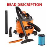 RIDGID 14 Gal 6.0 HP NXT Shop Vacuum Wet Dry MISSI