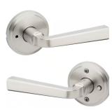 Trafford Satin Nickel Reversible Round Straight Be