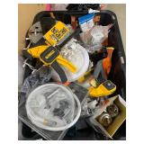 Black Tote of Miscellaneous Items New/ Open Box SO