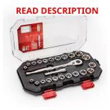 Husky 3/8 in. Drive Ratchet SAE/Metric Standard So