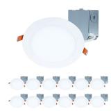 HLBE 6 in. Ultra-Slim Downlight 3000K Fixed CCT Ne