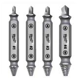 Milwaukee Steel Screw Extractor Set 4 pc