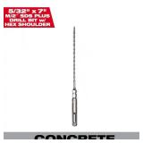 5/32 in. x 7 in. 2-Cutter SDS-PLUS Carbide Drill B