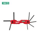 8-Key Folding Torx Hex Key Set