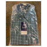 Izod regular fit all-over stretch dress shirt, Lar