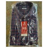 Izod regular fit all-over stretch dress shirt, XL