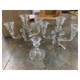 Lot of 3 Candle Holders
