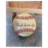 Boyd Hesdorffer sign baseball unsure if authentic