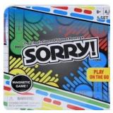 Sorry! Play On The Go Magnetic Game Age 6+