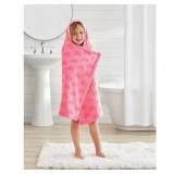 2- Rainbow Cotton Hooded 2 Towels with Hand Pocket