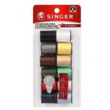 3 Pack Singer Polyester Hand Sewing Thread Assorte
