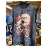 American Bald Eagle Motorcycle Large