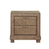 Montana Brown Weathered Sand 2-Drawer Nightstand