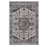 Beverly Rug Athena Black 9 ft. x 12 ft. Rubber Bac