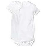 Gerber Baby 5-pack Solid Onesies Bodysuits, White,