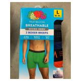 Fruit of the loom large boxer briefs, assorted col