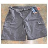 Size 32 Buffalo outdoors cargo shorts, grey