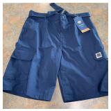 Size 34 Buffalo outdoors cargo shorts, blue
