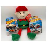 Lot of Hot Wheels Cars & Eddie The Elf
