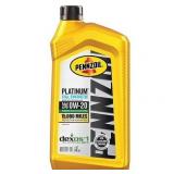 Pennzoil Platinum Full Synthetic 0W-20 Motor Oil,