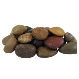 Rain Forest Brown Polished Pebbles 20-lb Landscapi