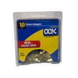 Ook Picture Hangers 534280 Hold 10 Lbs. 50 Pc. Val