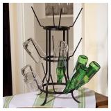 Wine Bottle Juice Glass Tree - CTW Home Collection