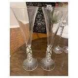 2 Champagne   Glasses