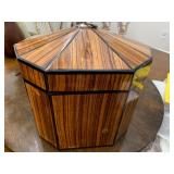 Wood & Felt Lined Knife Box 11x8