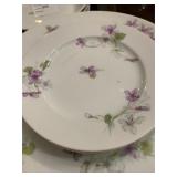 4- Vintage 6 Inch Bread Plates 1 Plate Has Small C