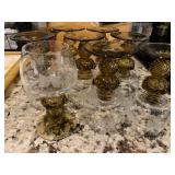 Lot of 10 Small Glasses