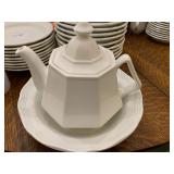 Large Mikasa Bowl & Tea Pot