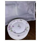 6- Vintage CH Fields Haviland Pie Plates 3 Have Ch